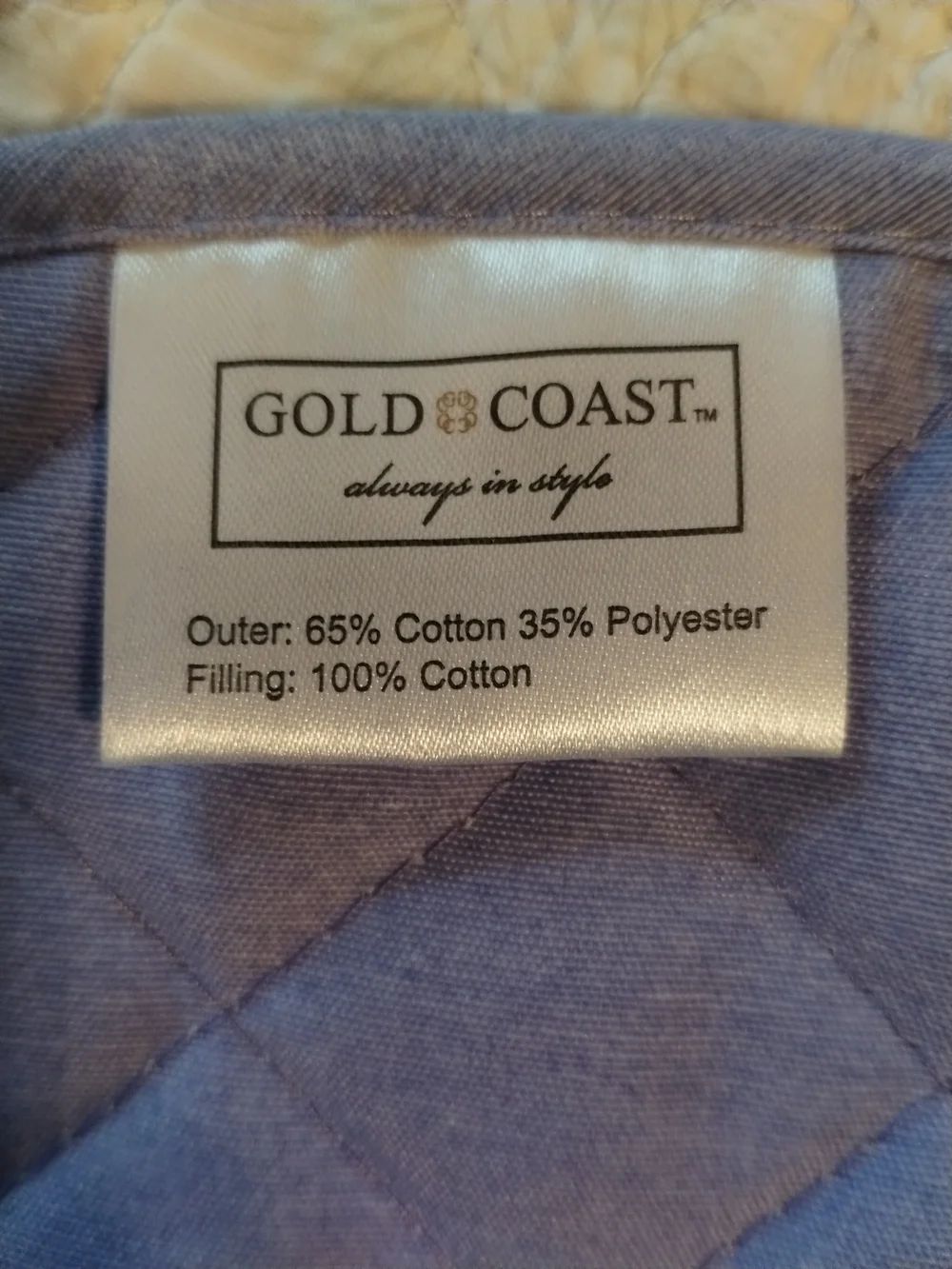 Gold Coast lavender quilted